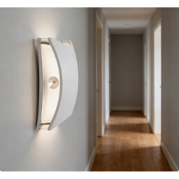 LED Wall Light Brushed Aluminium - thumbnail 3