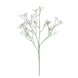 Wei's Moment 5Pcs Artificial  Flowers, Fake Flowers Silk Plastic Artificial Gypsophila Realistic Flower Arrangements Wedding Decoration Table Centerpieces white - thumbnail 3