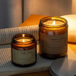 Zooly Silver Lid Cream Jar Scented Candle - Bobby's Flower Shop, 200G, 1PC - thumbnail 4