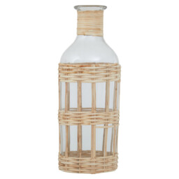 Interiors by Premier Vase Kuta Cane Natural Large - thumbnail 1