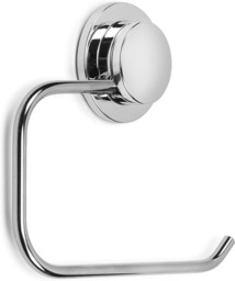 Croydex Stick 'n' Lock Toilet Roll Holder - Chrome - thumbnail 2
