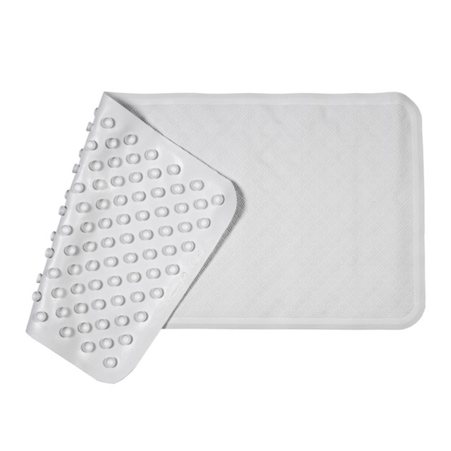 Croydex Bath Mat Rubagrip White 34x74cm - image 1
