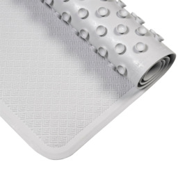 Croydex Bath Mat Rubagrip White 34x74cm - thumbnail 3
