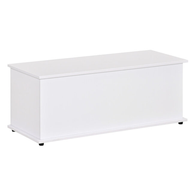 HOMCOM Storage Chest Box White - image 1