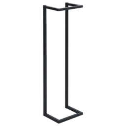MINGHOU Black Wall-Mounted Towel Rack Easy Installation Bathroom Towel Holder Space-Saving Wall Towel Organizer for Bath Towels Hand Towels - thumbnail 4