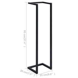 MINGHOU Black Wall-Mounted Towel Rack Easy Installation Bathroom Towel Holder Space-Saving Wall Towel Organizer for Bath Towels Hand Towels - thumbnail 3