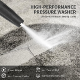Outsunny Pressure Washer 1800w - thumbnail 2