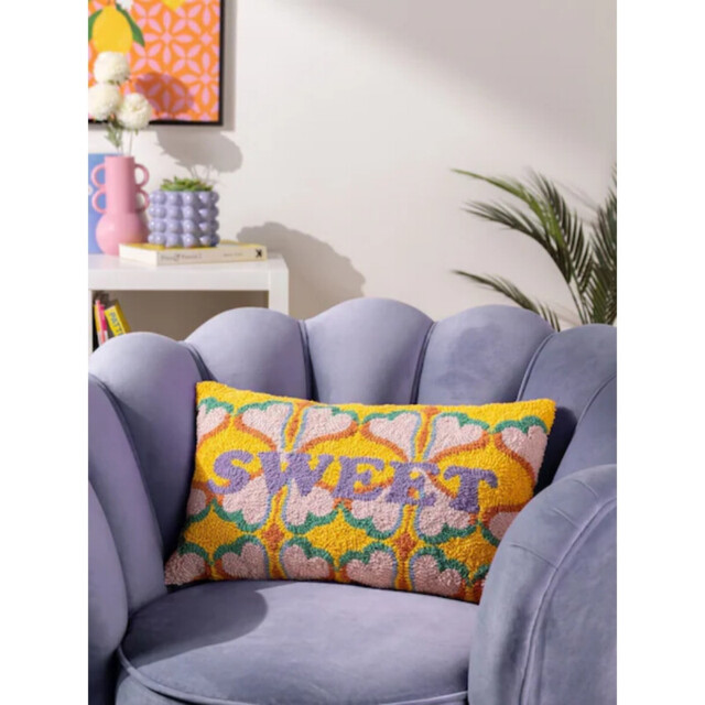 Heya Home Cushion Sweet Rectangle Knitted Multicoloured 30x50cm - image 1