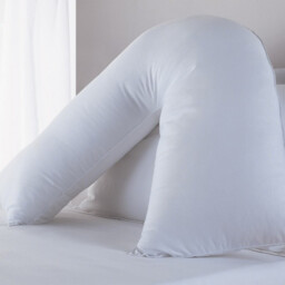 Riva Home Essentials Pillow V-Shaped White - thumbnail 1