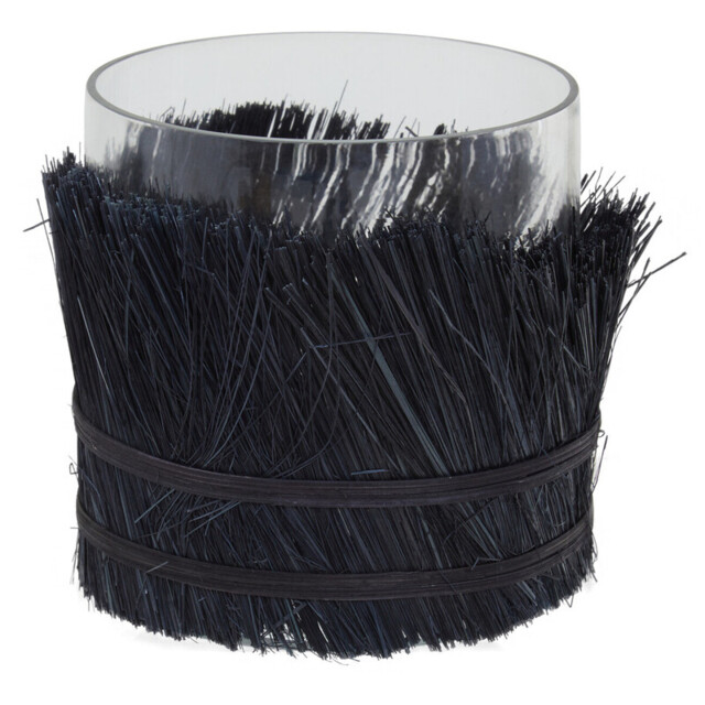 Interiors by Premier Candle Holder Kuta Black Small - image 1