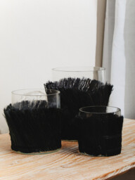 Interiors by Premier Candle Holder Kuta Black Small - thumbnail 4