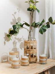 Interiors by Premier Vase Kuta Cane Natural Small - thumbnail 5