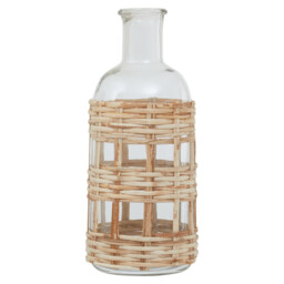 Interiors by Premier Vase Kuta Cane Natural Small - thumbnail 1