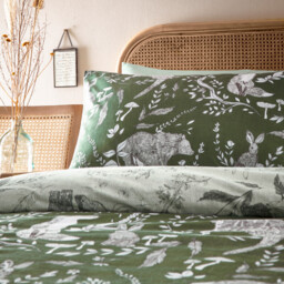 Furn Duvet Cover Set Buckthorn Green Single - thumbnail 2