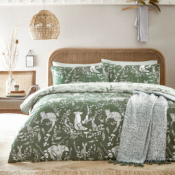 Furn Duvet Cover Set Buckthorn Green Single - thumbnail 3