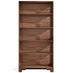 LANTINE Bookcase, 180 cm High Vintage Standing Shelf, 6 Tier Bookcase, Wooden Bookcase, with Open Display Shelves, for Living Room, Home Office, Industrial Design, Vintage Brown - thumbnail 2