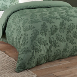 Duvet Day Duvet Cover Set Seville Leaf Green King - thumbnail 2