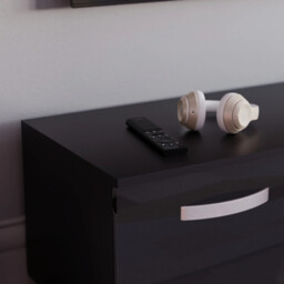 Vida Designs TV Unit Cosmo LED 2 Doors Black L: 140cm - thumbnail 4