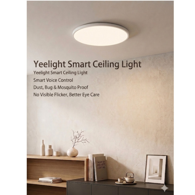 Yeelight Smart Ceiling Light Dimmable & Tunable White RG0 Eye-Safe Moonlight Mode Anti-Dust Moisture-Proof ABS+PC YLXDD-0241 - image 1