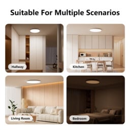 Yeelight Smart Ceiling Light Dimmable & Tunable White RG0 Eye-Safe Moonlight Mode Anti-Dust Moisture-Proof ABS+PC YLXDD-0241 - thumbnail 4