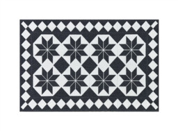 Likewise Doormat Knightsbridge Victorian Vintage Black 50x75cm - thumbnail 3