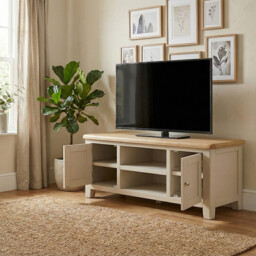 TV Unit Windermere Oak Top Grey/Natural L:120cm - thumbnail 5