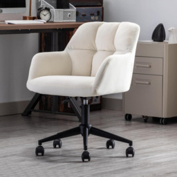 chairus Desk Chair Velvet Home Office Chair 360° Swivel Task Chair with Adjustable Height - thumbnail 7