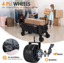 Portal 21813 Folding Wagon 300L 132KG Load 105x54x63cm 1Pack - thumbnail 3