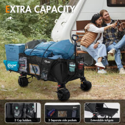 Portal 21813 Folding Wagon 300L 132KG Load 105x54x63cm 1Pack - thumbnail 5