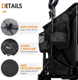 Portal 21813 Folding Wagon 300L 132KG Load 105x54x63cm 1Pack - thumbnail 4