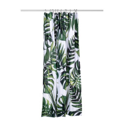 Croydex Shower Curtain Botanical Proseal® Green 180x180cm - thumbnail 2