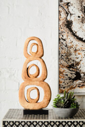 Fifty Five South Sculpture Fidel Stacked Rings Natural - thumbnail 1