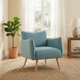 Armchair Piper Teal - thumbnail 1