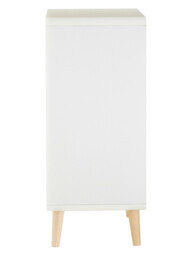 Interiors by Premier Drawer Chest Milo 4 Drawers Grey/White/Natural - thumbnail 4
