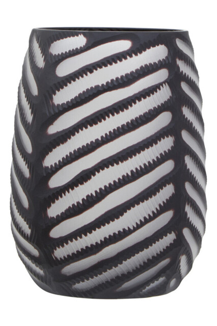 Fifty Five South Vase Hessa Chevron Grey Large - image 1