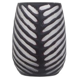 Fifty Five South Vase Hessa Chevron Grey Large - thumbnail 2