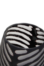 Fifty Five South Vase Hessa Chevron Grey Large - thumbnail 3