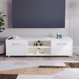 Vida Designs TV Unit Cosmo 2 Doors White L: 140cm - thumbnail 4