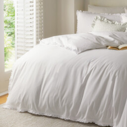Wylder Duvet Cover Set Newtilly 100% Cotton White King - thumbnail 3