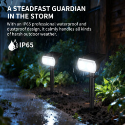 VIVREAL  48LED solar spotlight warm white type 2-pack CPD-09, New Year Sale , Top gift picks - thumbnail 4