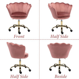 Ya-Home Office Chair Modern Swivel Desk Chair with Adjustable Height for Home Office/Bedroom - thumbnail 3