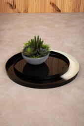 Fifty Five South Decorative Trays Rasmus Ombre Black/White 2pcs - thumbnail 3
