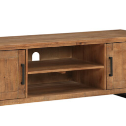 TV Unit Pembroke Pine Natural/Black L:145cm - thumbnail 2