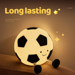 VIVREAL Football LED Night Light A032 – Rechargeable, 3-Level Dimming, Type-C Charging, Soft Silicone, ABS & PP - thumbnail 7