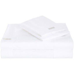 Little Bamboo Cotbed Sheet Set 3 Pack Natural White - thumbnail 1