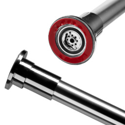 Croydex Shower Curtain Rod Stick n Lock™ Telescopic Chrome 70-122cm - thumbnail 1