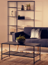 Interiors by Premier Coffee Table Acero Metal Black - thumbnail 3