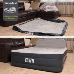 Yawn Air Bed Deluxe with Headboard & Fitted Sheet Self Inflating Double - thumbnail 3