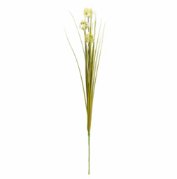 Candlelight Artificial Billy Button Grass Stem White 68cm - thumbnail 2