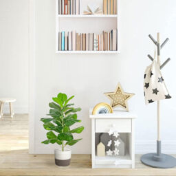 1Pc 30.5in/78cm Artificial Fiddle Leaf Fig Tree/Faux Ficus Lyrata for Home Office Decoration - thumbnail 7
